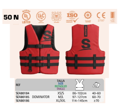 LIFEJACKET DOMINATOR 50N XL/XXL — SEA80186