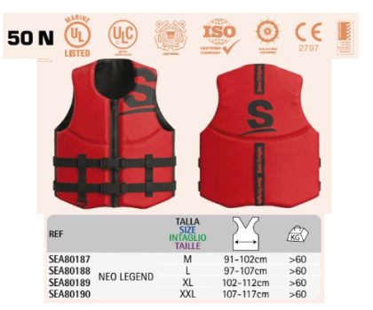 LIFEJACKET NEO LEGEND 50N M — SEA80187