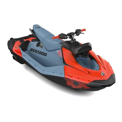 Spark 3up X Trixx 110 Sound System  Blue Mist/Coral Blast — 69VB SEA-DOO