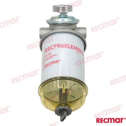 DIESEL DECANTER FILTER WITH GLASS BOWL A — REC796GPUMP