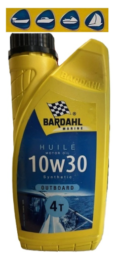 MARINE 4T 110W30 OUTBOARD SYNTHETIC 1L — BAR34641 BARDAHL