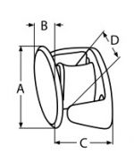 SWIVEL FENDER HOLDER A4 63MM — 8141324 MTECH