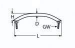 HANDLE A2 300MM — 8141902300 MTECH