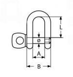 D-SHACKLE ALU — 8147370078 MTECH