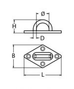 УХО С РОМБ ОСНОВА A2 5mm — 8264205 MTECH