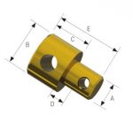 3300 SERIES BRASS PIVOT — 308650 PRETECH