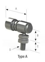 1/4-28 BALL JOINT 4300C STAINLESS — 29104 PRETECH