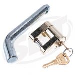 TRAILER HITCH LOCK WITH PIN — 10-261 SBT