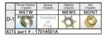 PRESSED-IN PROP KITS — 17014501A MD-PKT-1 SOLAS