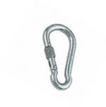 SPRING HOOK WITH SAFETY SCREW A4 6X60 — 814594406 60 MTECH