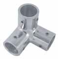 3-WAY CORNER FITTING A4 22MM — 8211422 MTECH