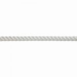 “TREM BALMORAL“ 3-STRAND POLYESTER MOORING ROPE WHITE 14mm — T5014000 TREM