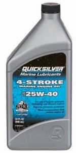 4-STROKE MARINE ENGINE OIL, INBOARD SAE 25W-40 1L — 8M0086223 QSR