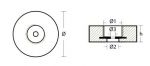 RUDDERS STERN DIA 135 H 47 REPLACEMENT — 00152 TSEAL