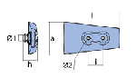 ЦИНКОВ АНОД ПЛОЧКА VOLVO PENTA — 00733 TSEAL