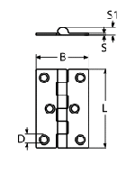 HINGE — 85672100 54 MTECH