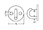 ROUND PLATE WITH HOOK — 8972405 MTECH