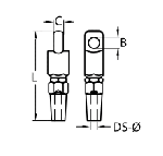 QUICK ATTACH EYE A4 5MM — 8403405 MTECH