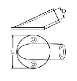 ОСНОВА ЗА РЕЛИНГ 30° А4 25mm — 8325425 MTECH