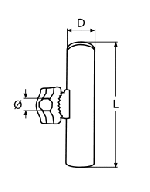 FISHING ROD HOLDER 22-25mm — 8421422 25 MTECH