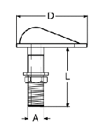 WATER INTAKE WITH THREAD A4 - 1 1/2 — 863941 12 MTECH