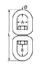 УХО ДВОЙНО ВЪРТЯЩО A4 10mm — 8254410 MTECH