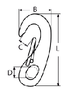 КУКА ЗАКЛЮЧВАЩА A4 100mm — 82514100 MTECH