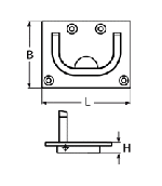 LIFTING RING A4 75X56 — 8243475 56 MTECH