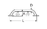 HANDRAIL WITH LED-3 A4 800mm — 8145954800 MTECH