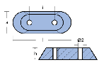 PLATE  JOHNSON/EVINRUDE OF ALUMINIO — 00912AL TSEAL