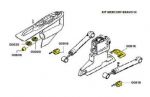 MERCRUISER KIT BRAVO III (2004) ZINC with HARDWARE — KIT BRAVOIII-04 TSEAL