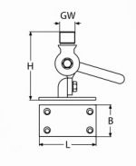 ANTENNA BASE A4 92X64 — 8330492 64 MTECH