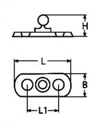 TENAX LOWER SECT., SCREW JOINT BRASS/CHROME-PLATED 27X11 — 8839727 11 (5) MTECH