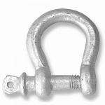 BOW SHACKLE IN GALVANIZED STEEL, ф10mm — M1310016 TREM