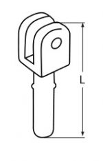 ПЛАСТМАСОВА ОСНОВА ЗА ТЕНТА L=73mm — 814875373 MTECH