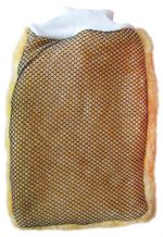 WOOL WASH MITT WITH MESH FIBERS — 40037 STA