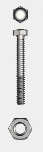 HEXAGON HEAD SCREWS - 6x20 mm — 9093346 20 MTECH