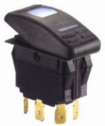 КЛЮЧ ТРИПОЗИЦИОНЕН ON-OFF-ON LED - 6 ПИНА — GS11136