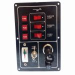 SWITCH PANEL 3-GANG W/TESTER — GS11189