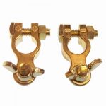 PAIR BATTERY TERMINALS (BRONZE) — GS11246