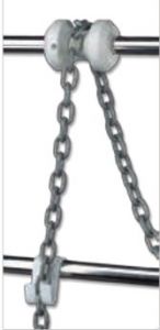 CHAIN OR LINE UNWINDING PULLEY FOR GUARDRAIL, Ф40mm, ф22-25mm — N0325040 TREM