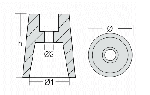 ZINC ANODE — PRP-800403 RAK