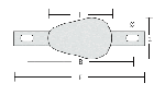 ЦИНКОВ АНОД ЗА КОРУПС С ШИНА — WLD-800352/A RAK