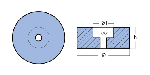 RUDDERS STERN DIA 100 H 40 REPLACEMENT ALUMINUM — 00150AL TSEAL
