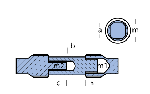 ROD FOR COOLER V.P. REFR. W/ TAPPO — 00714T TSEAL