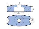 PLATE FOR STERN DRIVE VOLVO PENTA — 00732 TSEAL