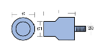 ROD FOR COOLER YANMAR 8-10 HP — 01300 TSEAL