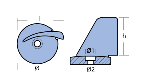 SKEG FOR ENGINE SELVA 25-40 HP — 01906 TSEAL