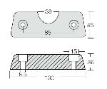 ZINC ANODE — VP-800724 RAK