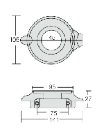 ЦИНКОВ АНОД VOLVO PENTA — VP-800734 RAK